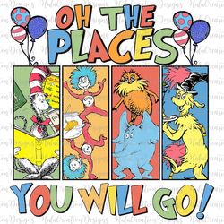 Vintage Oh The Places Youll Go Png, Save The Planet Png, Dr Hat Png, Cat In The Hat Png, Dedicated Teacher Shirt Png, Th