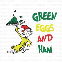 Green Eggs And Ham PNG, Thing 1 Thing 2 Png, Teacher Gift Png, Cat In The Hat Png, Read Across America Png, Reading Png,
