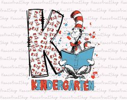 Love Teacher PNG, Cat In The Hat Png, Read Across America Png, Thing 1 Thing 2 Png, Love Reading Png, Teacher Gift Png,