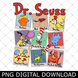 Read-Across America Cartoon Characters Png, Cat In Hat Png, Horton Png, Dr Se!uss Book Png