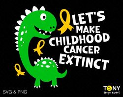 let's make childhood cancer extinct svg png, childhood cancer awareness svg, pediatric cancer digital download sublimati