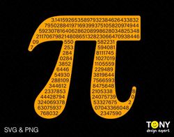 Pi Svg, 3.14 Svg, Pi Symbol Svg, Pi Day Svg, Value of Pi Svg, Math Teacher Gift Idea Digital Download Sublimation PNG &