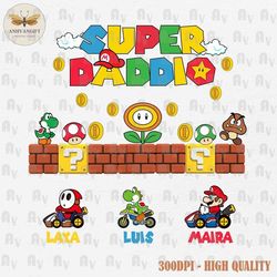 Custom Super Daddio PNG, Super Daddio PNG, Father's Day Png, Father Png, Funny Daddio Png, Gift for Dad, Personalized Gi