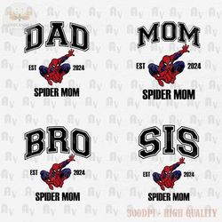 Bundle Mother's Day SVG , Spider Mom Svg, Spider Dad Svg, Spider Brother Svg, Spider Sister Svg, Family Trip Svg, Fat