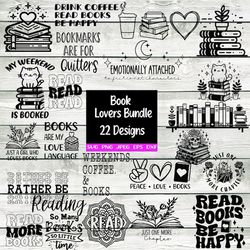 Books svg Reading svg png Book png Book Bundle Book Lover svg Decal Stickers T-shirt PNG SVG Cricut Silhouette Cameo Dig