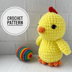 Chicken Crochet Pattern, Chicken decor, Chicken gifts