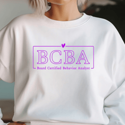BCBA Board Certified Behavior Analyst Svg Png Files, Bcba tshirt design svg, Bcba tshirt design