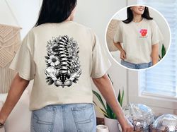 You Grow It Floral Skeleton Motivational Mental Health Awareness Plant Lady Positive Saying T-Shirt