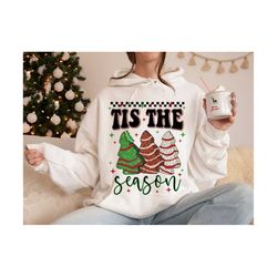 Little Debbie Christmas tree cake png, tis the season png, retro Christmas png, little Debbie png, Christmas sublimation