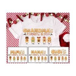 Personalized Grandma Christmas Png, Grandma Favorite Batch, Grandma Cookie Png, Merry Christmas Png, Christmas Cookies P