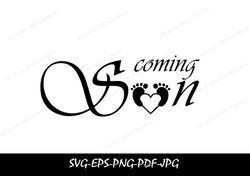 coming soon baby sign download includes svg cutting file, baby coming soon svg, baby announcement svg, baby svg, g
