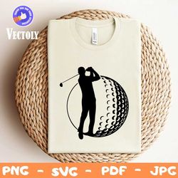 Golf svg, Golfing Svg, Golfing Design Svg, Golf logo, Golf ball svg, Golf vector, Golf Club Instant Download, Svg, Png,