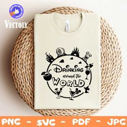 Drinking Around the World svg, Epcot beer Housewife svg, Drinking SVG cut files, SVG files for Cricut, Files for Silhoue