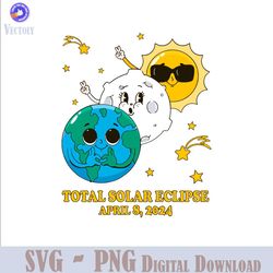 Funny Total Solar Eclipse Family 2024 SVG