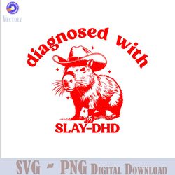 Retro Diagnosed With Slay DHD SVG