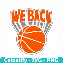 we back new york basketball svg