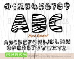 48zebra alphabet svg,safari,numbers,letters,bundle,animal print,pattern,monogram,png,cut file,cricut,silhouette,font,ins