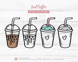 78Iced Coffee Cup SVG,Coffee Lover,DXF,Coffee Bundle,coffee tumbler,T-shirt,Tumbler,Cricut,Silhouette,Commercial use,Ins