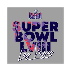 NFL Super Bowl LVIII Las Vegas SVG