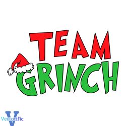 Team Grinch for Christmas SVG