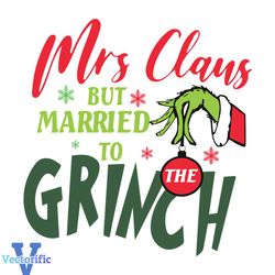 Claus Married To The Grinch SVG