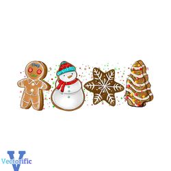 Christmas Gingerbread Cookie PNG Sublimation Download