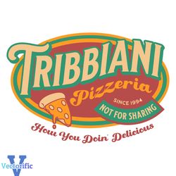 Tribbiani Pizzeria Since 1994 SVG Graphic Design File