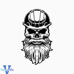 skull with hard hat svg png , construction svg , construction shirt , engineer svg , skull svg , digital download