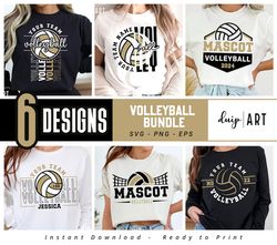 volleyball bundle template, volleyball svg png, team template, volleyball bundle, volleyball shirts, personalized svg, t
