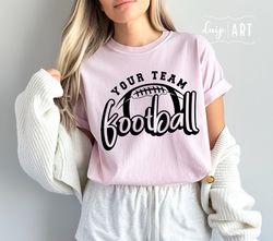 football svg png, football team template svg, football template svg, football team shirt, personalized svg, school spiri