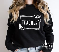 Leopard Teacher SVG, Teacher svg, Leopard svg, Teacher Shirt svg, Teacher Life svg, Teacher Mode svg, Back To School svg