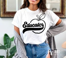 Educator SVG PNG, Teacher svg, Education Life svg, Eduactor Shirt svg, Teacher Staff svg, Occupation svg, Teacher Shirt