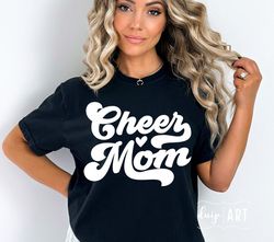 Cheer Mom SVG PNG, Cheerleader Mom svg, Cheer svg, Team Spirit svg, Cheer Mom Shirt, Retro Cheer Mom, Cheer Mama svg, Ma