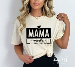 Mama Mode SVG PNG, Mama Life svg, Mama svg, Mom svg, Leopard Mom svg, Blessed Mama svg, Mother's Day svg, Mama Shirt svg