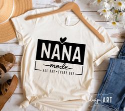 Nana Mode SVG PNG, Nana Life svg, Nana svg, Grandma svg, Leopard Nana svg, Blessed Nana svg, Mother's Day svg, Nana Shir