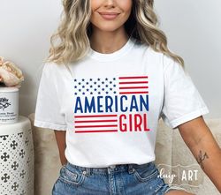American Girl SVG PNG, 4th of July svg, Patriotic svg, American Babecence Day svg, Fourth of July svg, Free