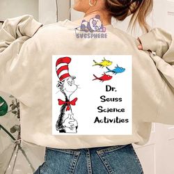 Dr Seuss Science Activities Svg, Dr Seuss Svg, Cat In The Hat Svg, 1 Fish 2 Fish Red Fish Blue Fish Svg, Dr Seuss Quotes