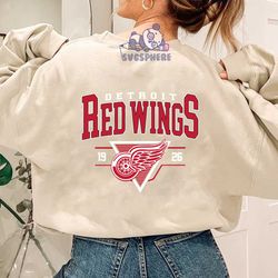 Vintage 90s NHL Detroit Red Wings Hockey Svg Download