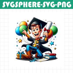 Woody Toy Story Graduation PNG
