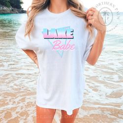 Lake babe boating shirt camping shirt at the lake womens shirt