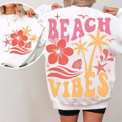Summer vibes png, retro summer sublimation png, Palm and Sun png, trendy summer designs, summer png for shirt, beach png