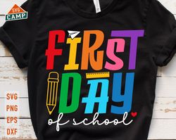 First Day Of School Svg, Happy First Day Of School Svg, 1st day Of School Svg, Back To School Svg, First Day Of School G
