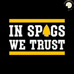 KC Football In Spags We Trust SVG