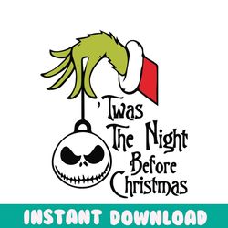 Grinch The Night Before Christmas SVG For Cricut Files