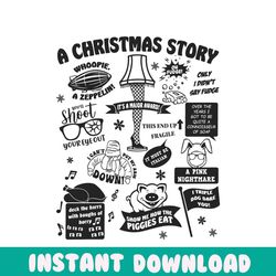 A Christmas Story Ralphie Christmas SVG Cutting Digital File