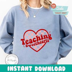 Teaching Sweethearts SVG, Teacher Valentine