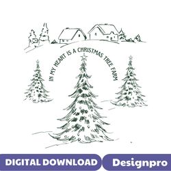 Taylor Version In My Heart Is A Christmas Tree Farm SVG File