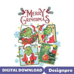 Funny Merry Grinchmas PNG