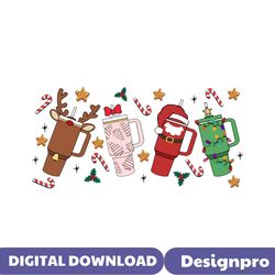 Obsessive Cup Disorder Christmas Drinks SVG Cricut File