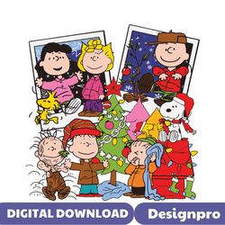 Peanuts Christmas Movie Characters SVG